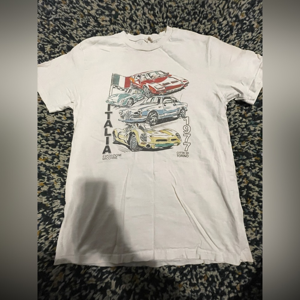 Brandy Melville white Graphic tees
